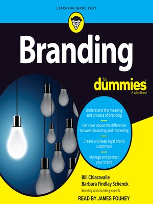 cover image of Branding for Dummies